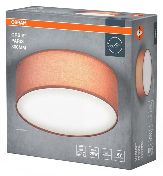 LED stropní svítidlo hnědé E27 ORBIS PARIS 300 mm OSRAM