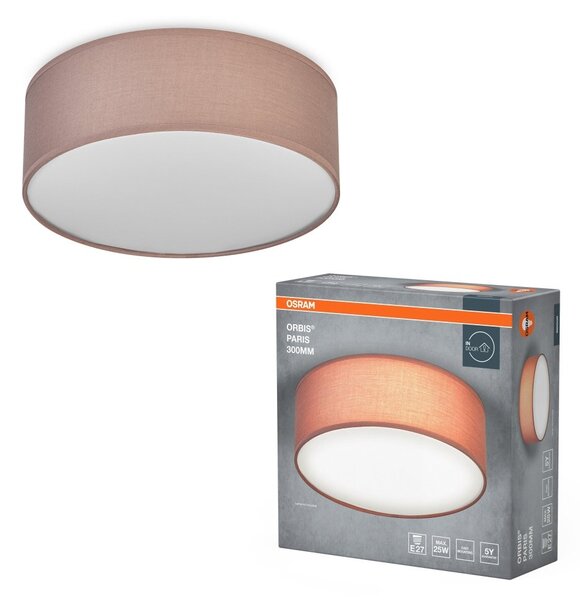 LED stropní svítidlo hnědé E27 ORBIS PARIS 300 mm OSRAM