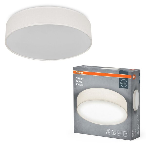 Smetanové stropní svítidlo E27 ORBIS PARIS 400 mm OSRAM