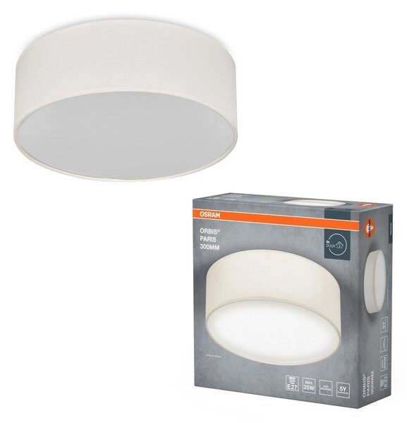 LED stropní svítidlo smetanové E27 ORBIS PARIS 300 mm OSRAM