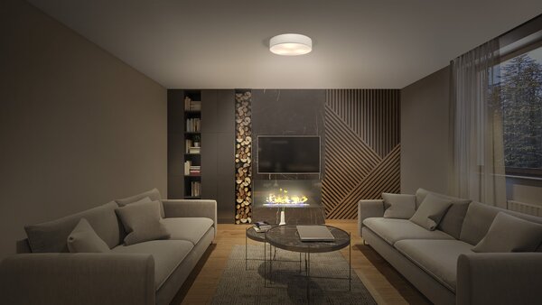 LED stropní svítidlo smetanové E27 ORBIS PARIS 300 mm OSRAM