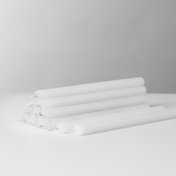 Svíčky STOFF Nagel - White SN109