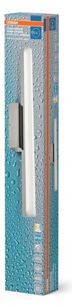 Koupelnové stříbrné nástěnné světlo 600 mm ORBIS, laditelná bílá OSRAM