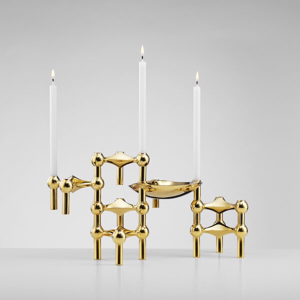 Svícen STOFF Nagel Brass SN111