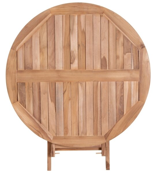 Nordic Living Dřevěný jídelní stůl Koby 100 cm