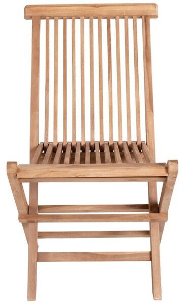 Nordic Living Přírodní dřevěná zahradní židle Kyron