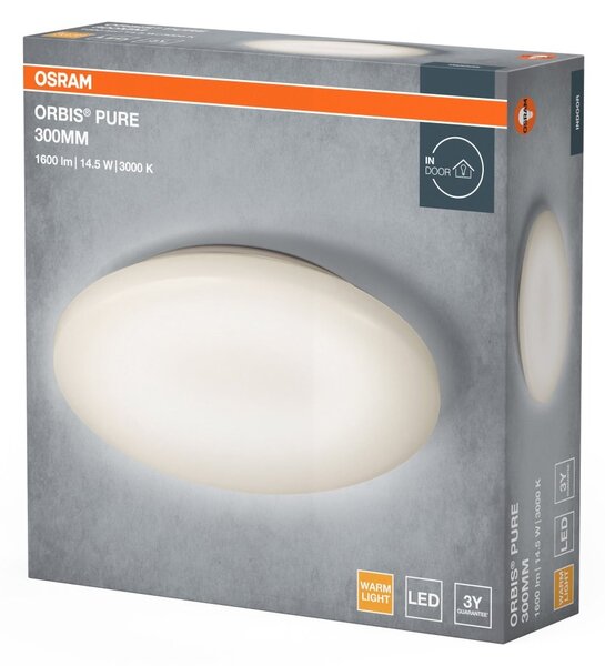 Elegantní LED stropní svítidlo ORBIS PURE 300, teplá bílá OSRAM