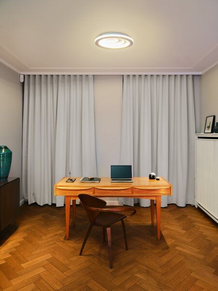 Spirálové LED stropní svítidlo ORBIS 485 x 385, teplá bílá OSRAM