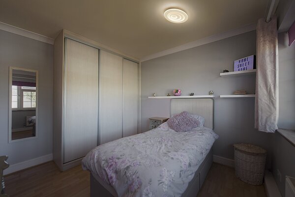 Spirálové LED stropní svítidlo ORBIS 365mm, teplá bílá OSRAM