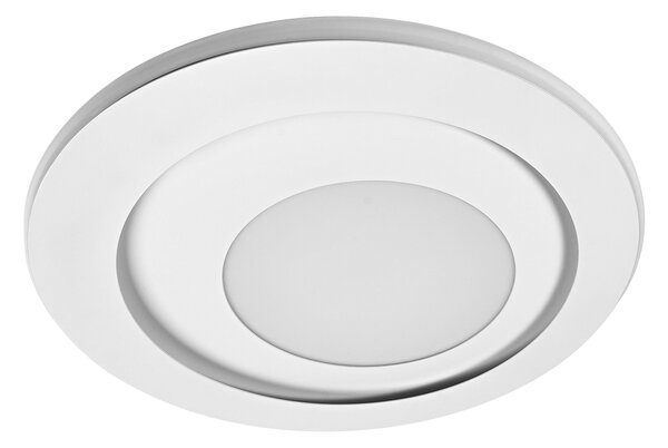 Bílé spirálové LED stropní svítidlo ORBIS 400mm, teplá bílá OSRAM