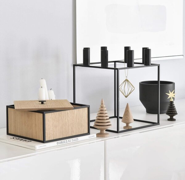 Audo Copenhagen Svícen Kubus 8 - Black BLS124