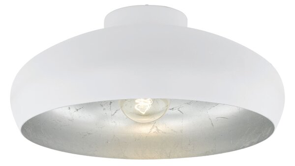 Eglo 94548 MOGANO - Bílo stříbrný vintage lustr 1 x E27, Ø 40cm (Retro stropní lustr 1 x E27)
