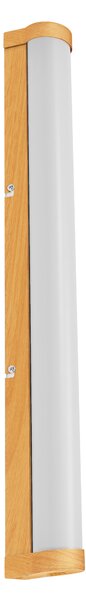 Koupelnové dřevěné nástěnné světlo 600 mm TUBE, laditelná bílá OSRAM