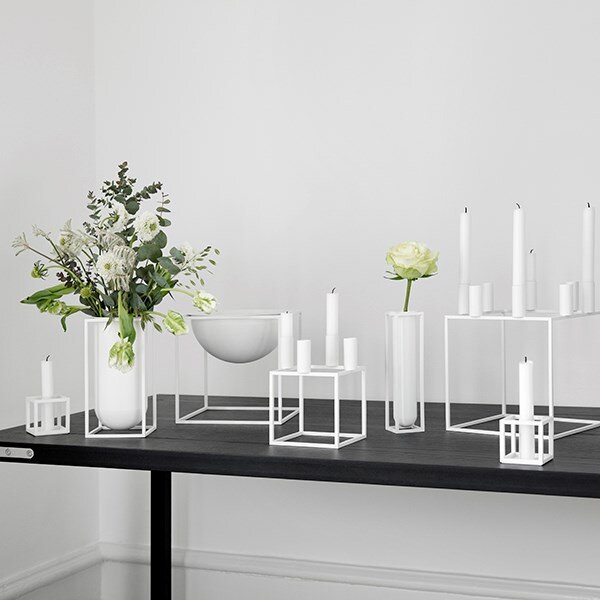 Audo Copenhagen Svícen Kubus 1 - White BLS140