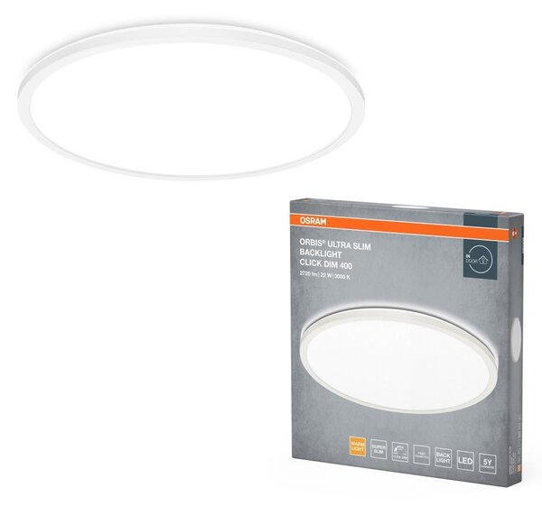 LED stropní svítidlo ORBIS ULTRA SLIM BACKLIGHT, teplá bílá OSRAM