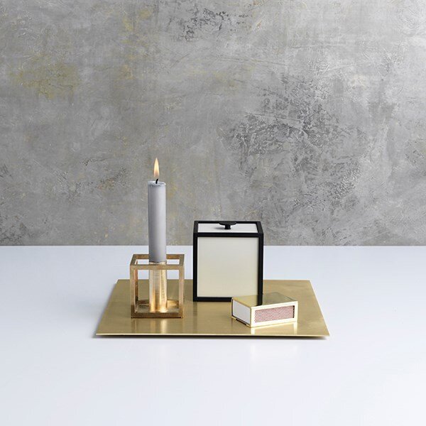 Audo Copenhagen Svícen Kubus 1 - Brass BLS138