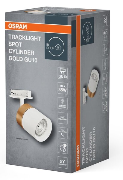 Stropní svítidloU10 bílé TRACKLIGHT SPOT CYLINDEROLD OSRAM