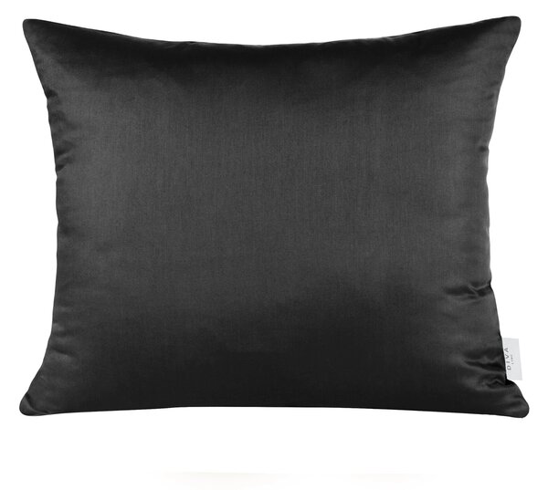 SATÉNOVÝ POVLAK NA POLŠTÁŘ DINA 50X70 CM ČERNÁ
