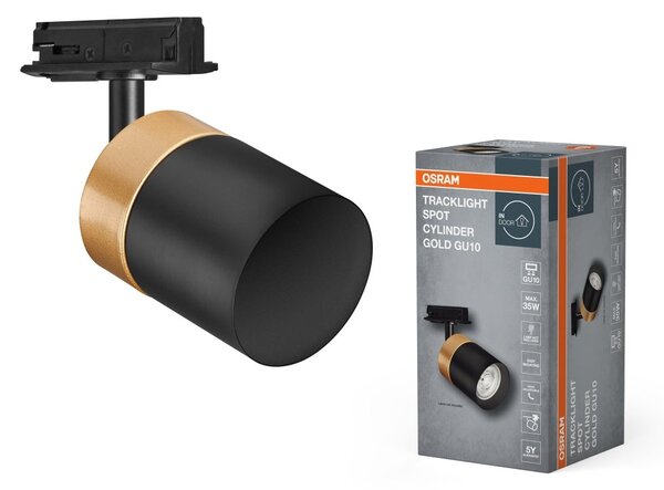 Stropní svítidloU10 černé TRACKLIGHT SPOT CYLINDEROLD OSRAM