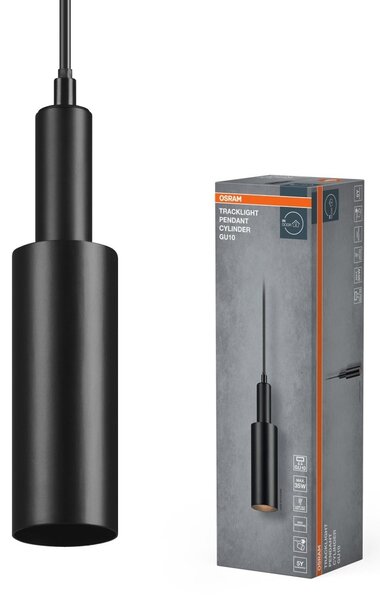 Lustr černýU10 TRACKLIGHT PENDANT CYLINDER OSRAM