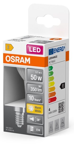 Reflektorová LED bodovka E14 4,5 W STAR, teplá bílá OSRAM