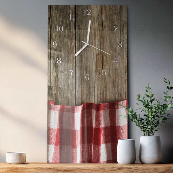 Skleněné hodiny vertikální Tabulka zsppb-30x60-00091027