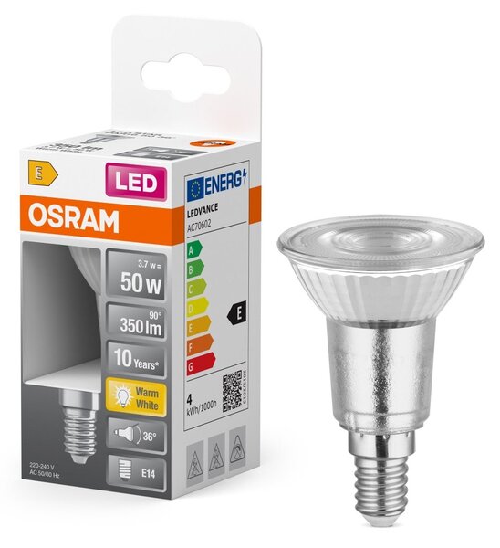 Reflektorová LED bodovka E14 4,5 W STAR, teplá bílá OSRAM