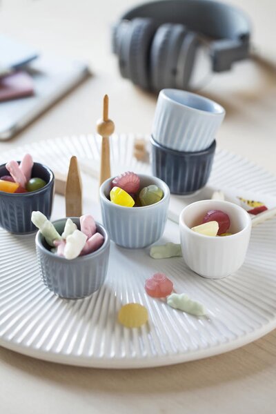 Kähler Design Stojánek na vajíčko Hammershøi White - 2 ks KD246