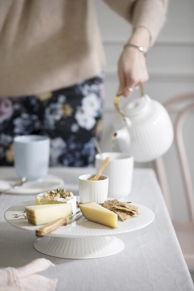 Kähler Design Stojánek na vajíčko Hammershøi White - 2 ks KD246