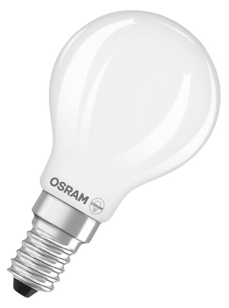 Matná mini LED žárovka E14 2,5 W CLASSIC P, studená bílá OSRAM