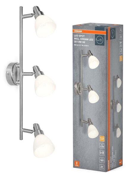 3 Moderní LED Stropní svítidla LED SPOT teplá bílá OSRAM