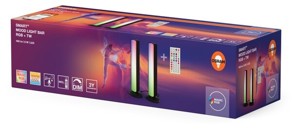 Chytrá WiFi stojací lampa MOOD LIGHT, RGB + laditelná bílá OSRAM