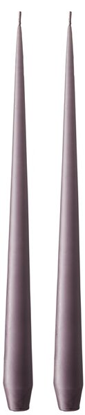 Ester & Erik Set svíček Taper - Muted Mauve Výška: 22 cm