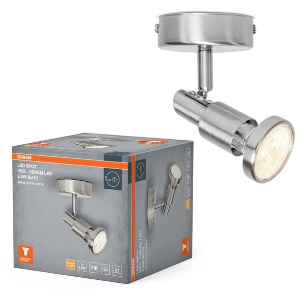 Designové LED stropní svítidlo LED SPOT 1x2.6W, teplá bílá OSRAM