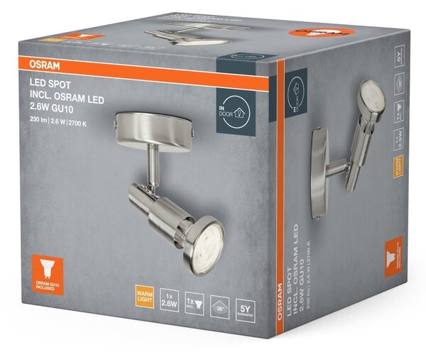 Designové LED stropní svítidlo LED SPOT 1x2.6W, teplá bílá OSRAM