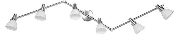 Nastavitelné LED stropní světlo 6x1 11,4W SPOT teplá bílá OSRAM