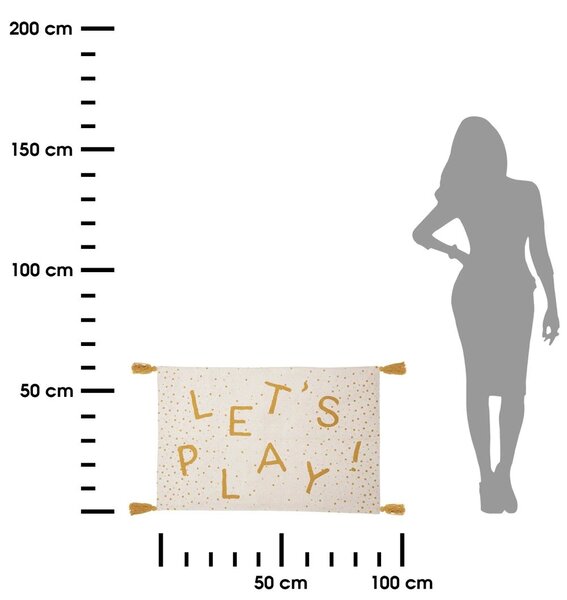 Dětský koberec Lets Play, 60x90 cm, vícebarevná