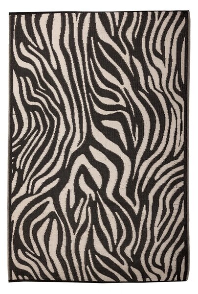 Koberec Zebra, 150x242,5 cm, bílá/černá