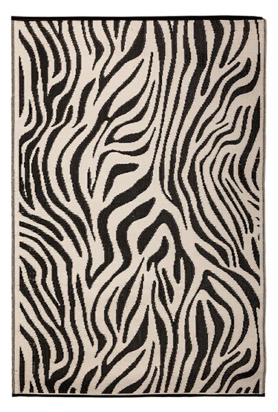 Koberec Zebra, 150x242,5 cm, bílá/černá