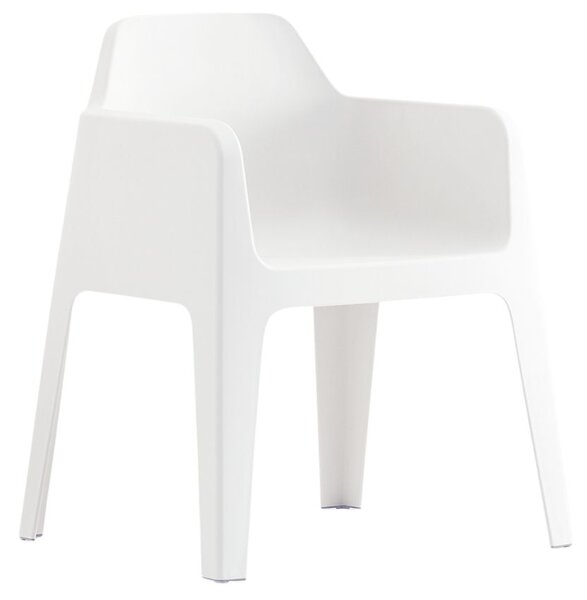 Pedrali Bílá plastová jídelní židle Plus 630
