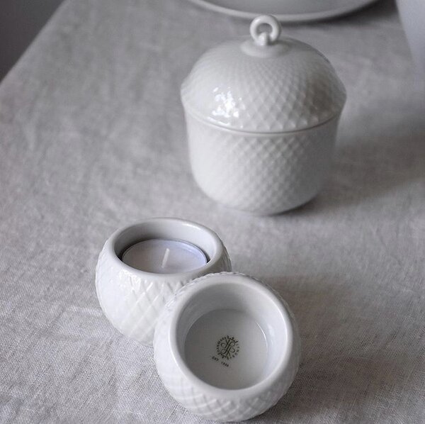 Lyngby Porcelæn Sada svícnů Rhombe Tea Light LP134
