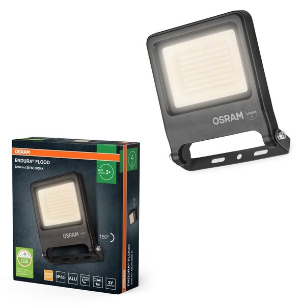 Venkovní reflektor ENDURA OSRAM var. 2 50 W, teplá bílá