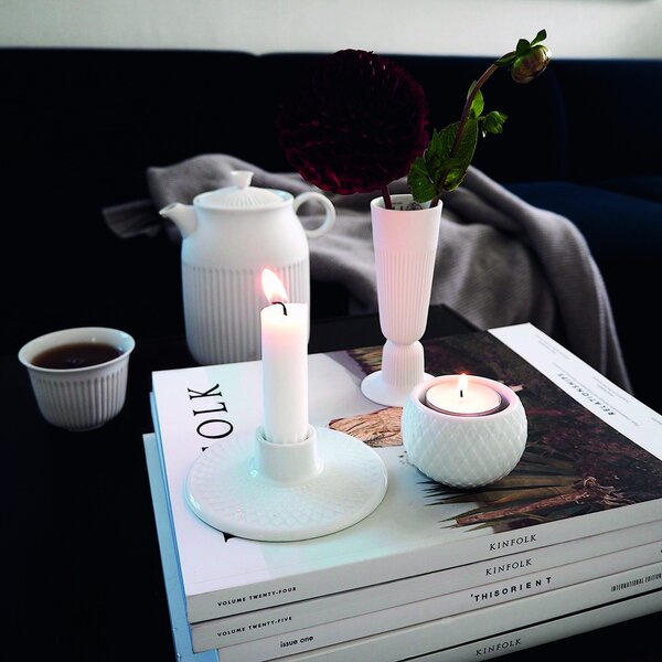 Lyngby Porcelæn Sada svícnů Rhombe Tea Light LP134