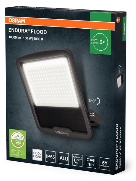 Venkovní reflektor ENDURA OSRAM 150 W, studená bílá