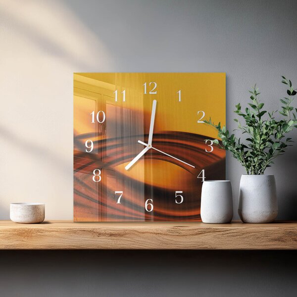 Skleněné hodiny Abstrakce zskb-30x30-00079545