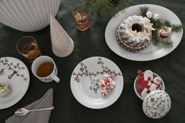 Kähler Design Jídelní talíř Hammershøi Christmas - 22 cm KD273