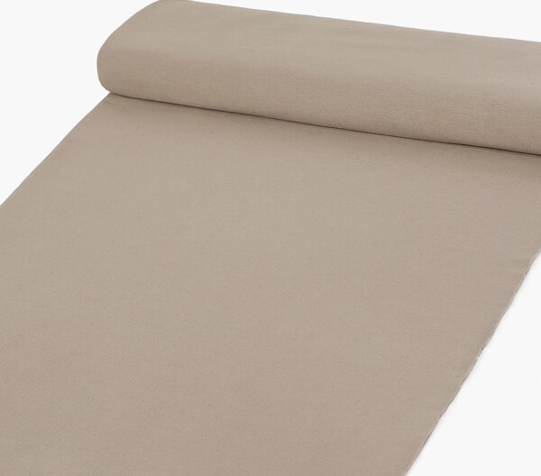 Goldea přírodní látka ze lněné směsi - kávová 300 cm