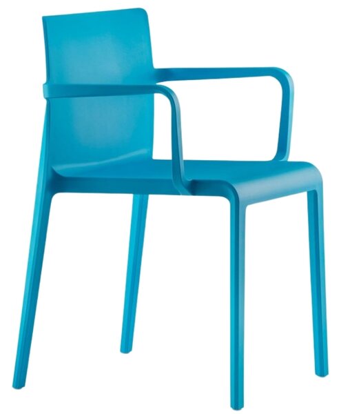 Pedrali Modrá plastová jídelní židle Volt 675