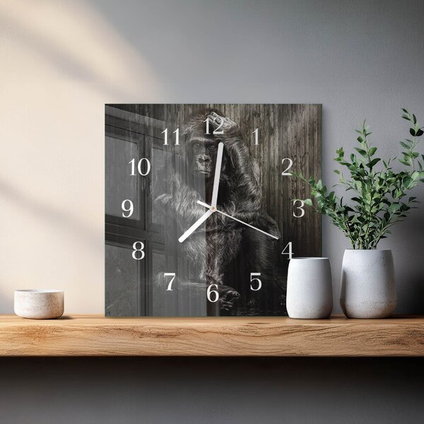 Skleněné hodiny Gorila zskb-30x30-00091840