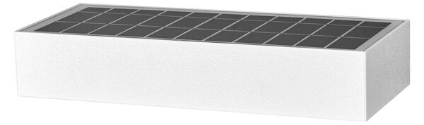 Solární svítidlo Endura Style Bricklume se senzorem, široké, Bílá